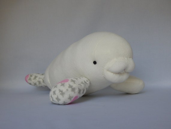 stuffed beluga whale