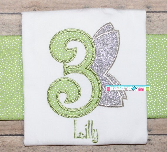Fairy Wings Birthday Shirt Fairy Shirt Tink Fairy by kmtdesigns914