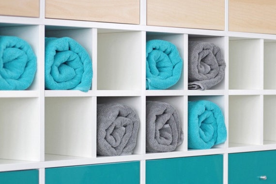 Shelf divider 4 sharing with rear panel for IKEA Kallax