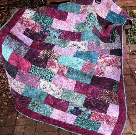 Quilt Lap Quilt Sofa Quilt Quilted Throw Hummingbird