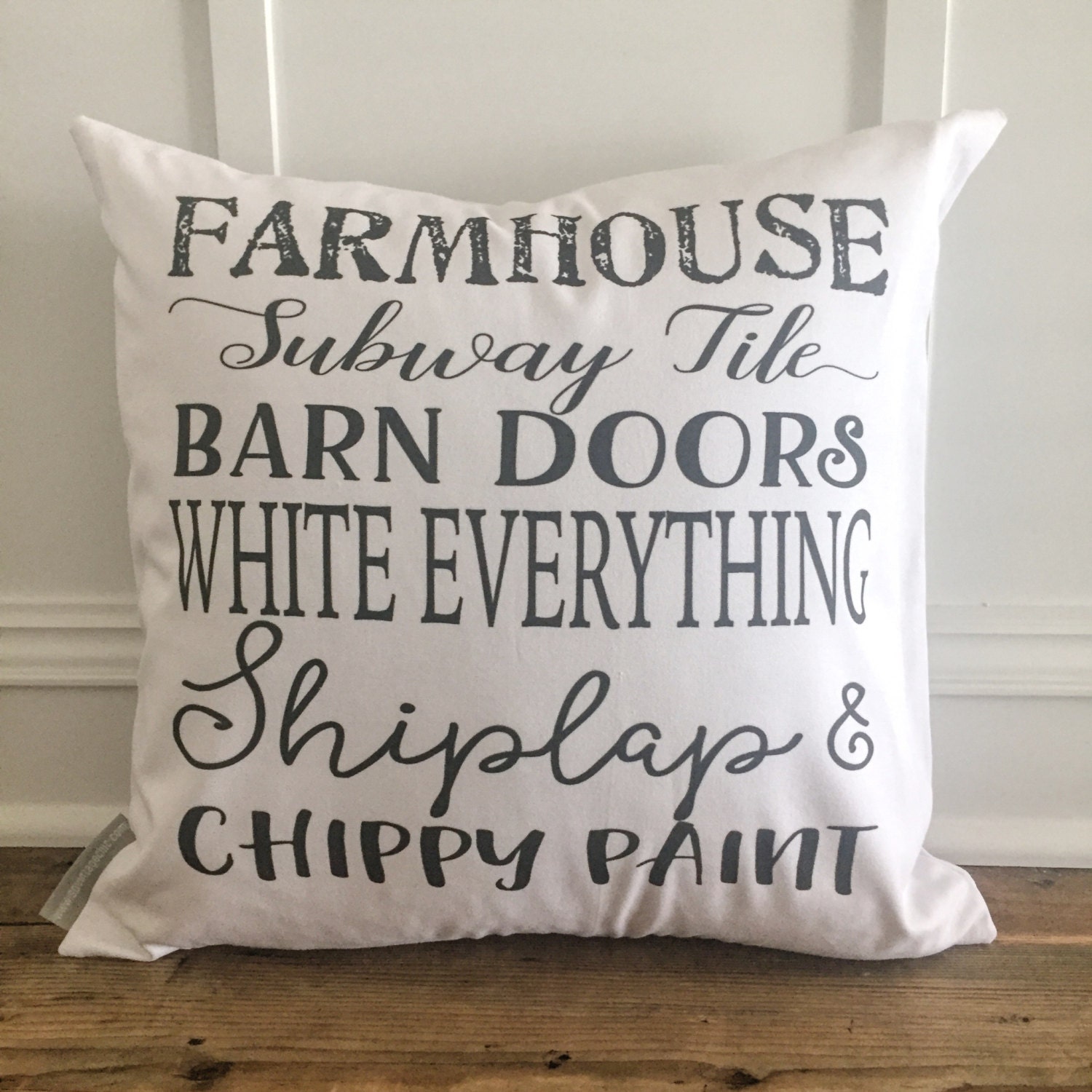 Farmhouse Pillow Cover Farmhouse Pillow Cover