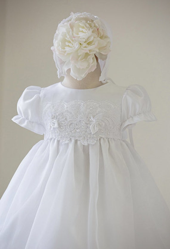 Baby Girl Christening Dress Baby Baptism Dress by BabyGalore0