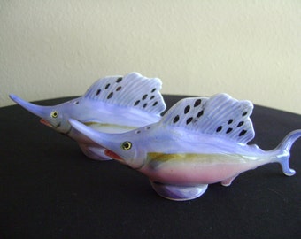 Swordfish Salt and Pepper Shakers EW Japan