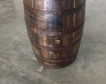 Decorative Whiskey Barrel