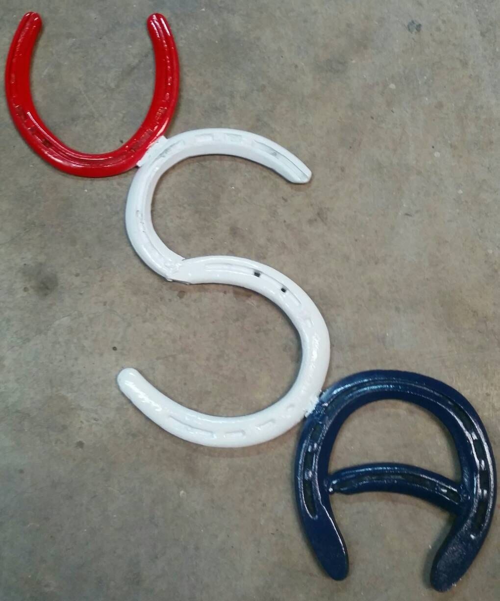 Horseshoe USA metal art. Free Shipping by mycustomswitchplates