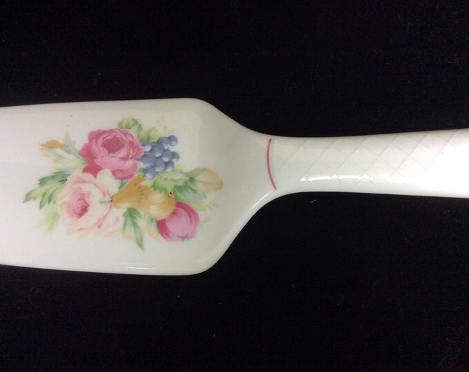 Vintage Mikasa China Pie or Cake Server English Bouquet