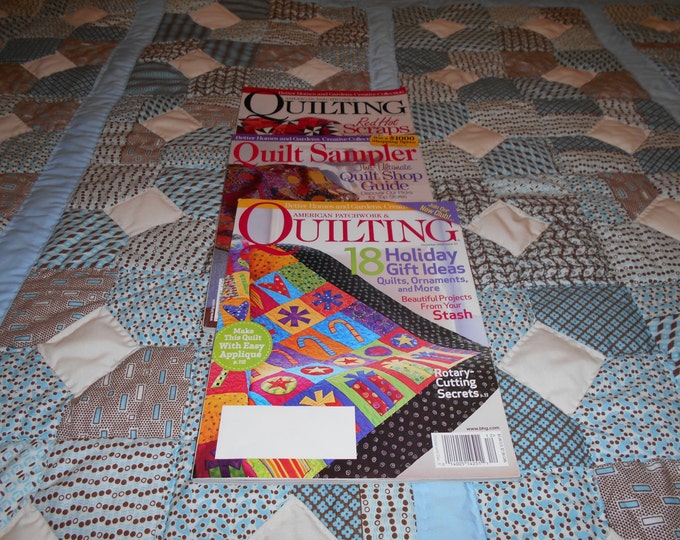 Two American Patchwork Quilting Books and One Ouilting Sampler Book
