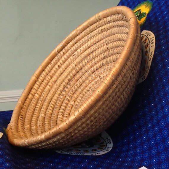 Natural Woven Basket Handmade in Uganda