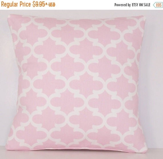 Sale Light Pink Pillow Pink PILLOW COVER Euro Various Sizes