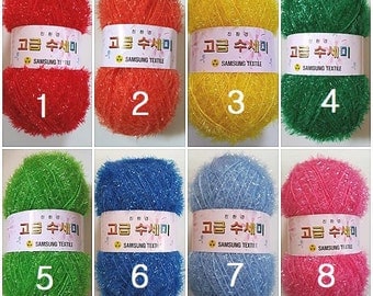 Korean Scrubber Yarn,Polyester yarn,Susemi yarn,Scrubbies yarn