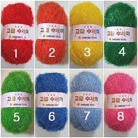 Korean Scrubber YarnPolyester yarnSusemi yarnScrubbies yarn