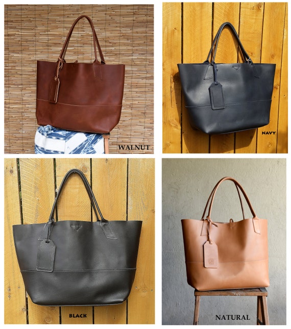 Savannah Tote Handmade Large leather tote leather satchel