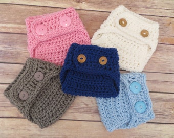 Crochet DIAPER COVER, baby shower gift, custom newborn diaper cover, Preemie, Newborn to Toddler, photo prop, smash cake birthday props