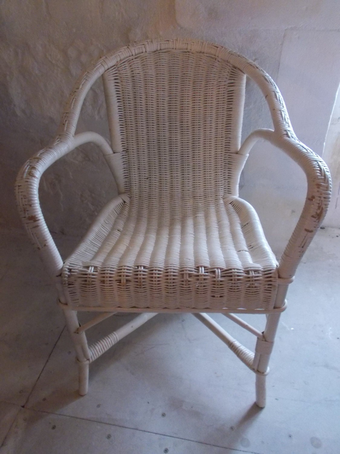 White Wicker Chair Haute Juice