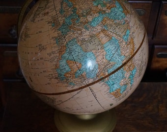 FREE SHIPPING, Vintage, Cram's Imperial World Globe