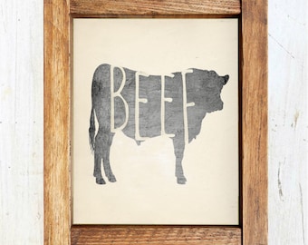 Beef Cow Silhouette Printable