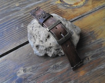 Watch strap, leather watch strap, watch band, leather watch band, watch straps, vintage strap, rustic strap, panerai strap, men's strap,14
