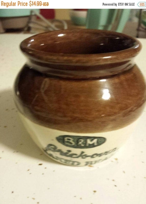 B&M Baked Bean Mini Pot Crock Free Shipping