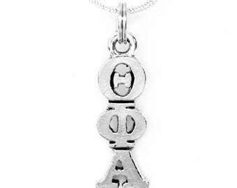 Theta Phi Alpha Sorority Lavalier with Chain