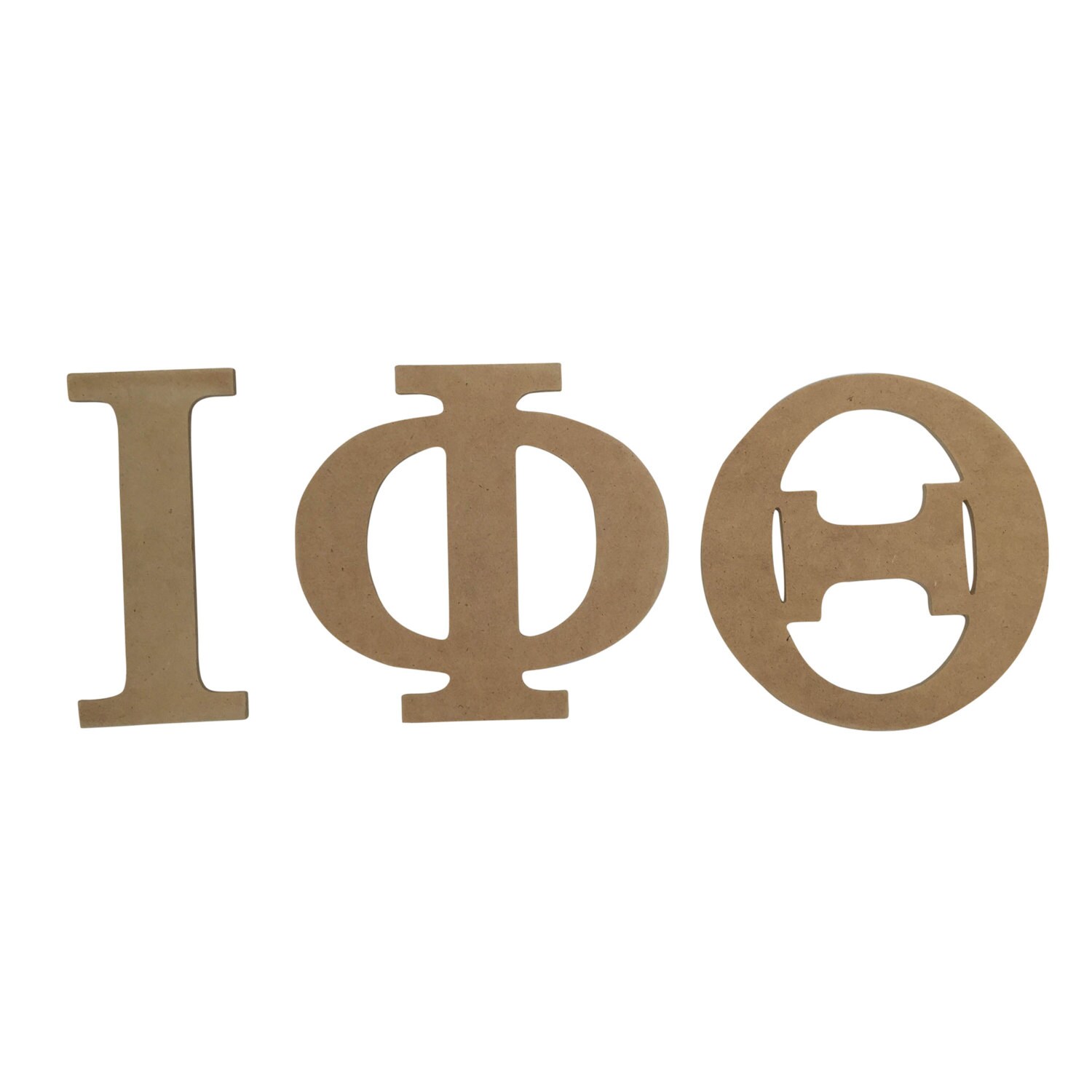 Iota Phi Theta 7.5 Unfinished Wood Letter Set