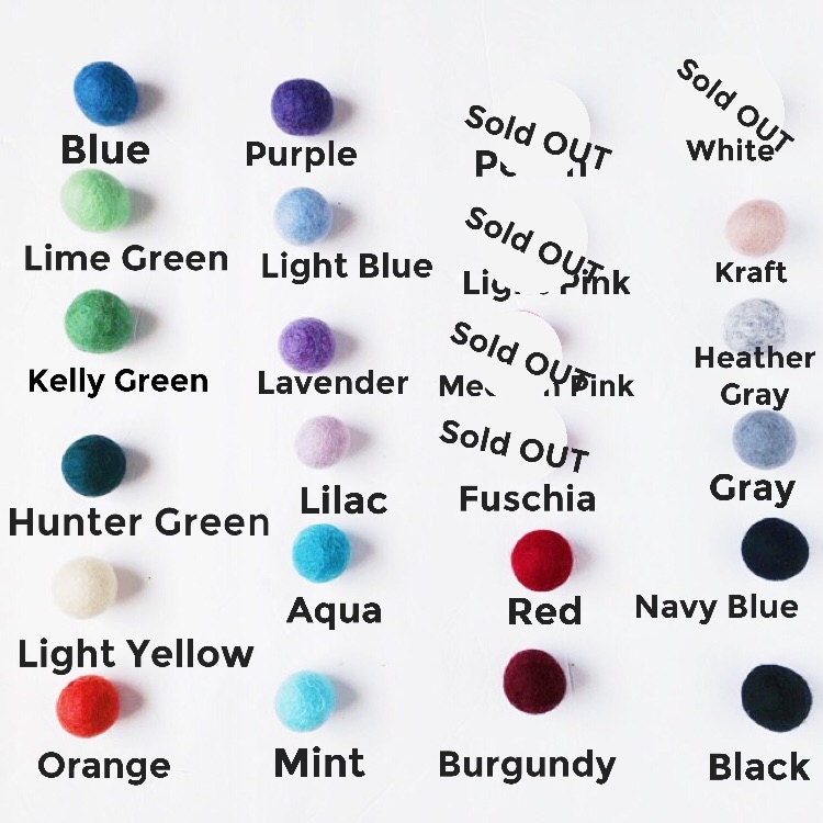 Pink Ombre Wool Ball Cake Topper Customizable by GlamFeteByBri