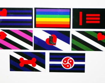 Pride Magnets: BDSM, Master slave, Gay, Leather, Leather Girl, Leather Boy, Bootblack, Puppy