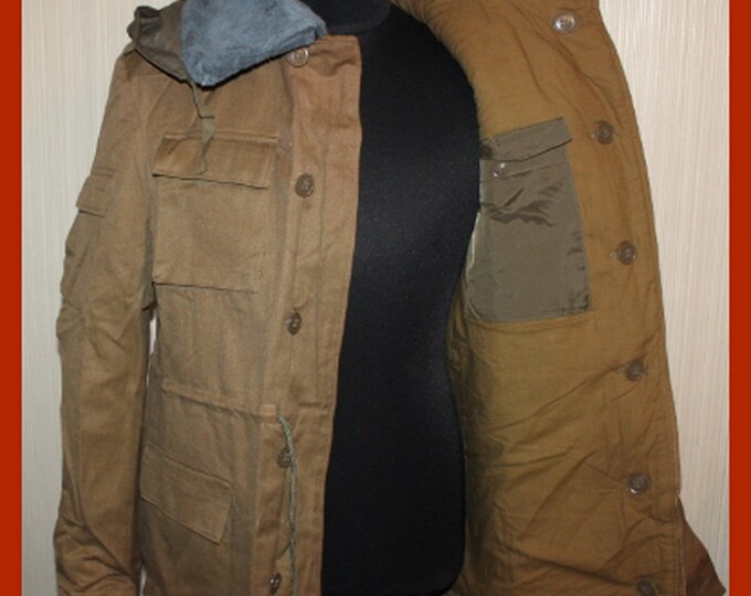 USSR Vintage Russian Military Winter Suit Jacket Pants Mabuta Afghanistan S 46-3