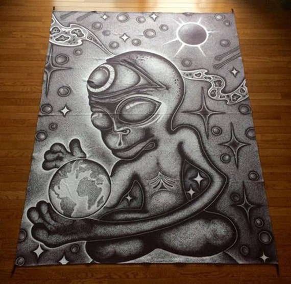60 x 80 inch Heavyweight Tapestry Reflection by TylerEpeArt