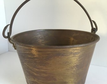 Antique HW Haydens- Ansonia Brass Co. Bucket