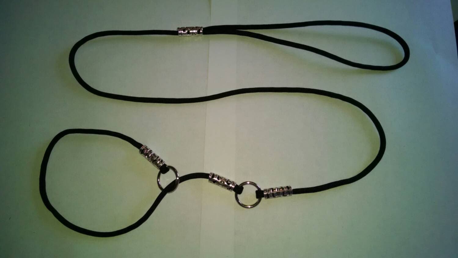 Customizable Beaded Paracord Dog Leash Dog Show Lead Everyday