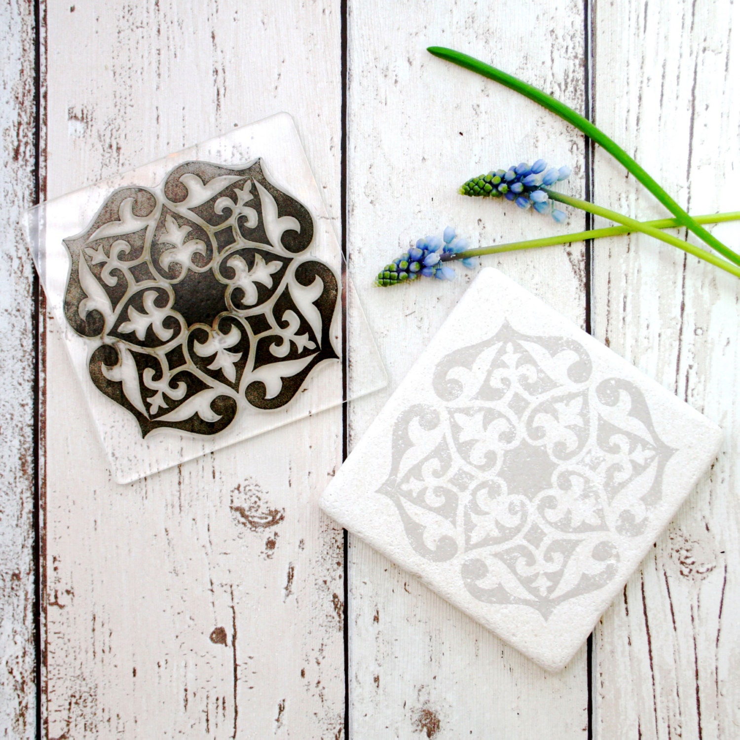 Tile Print Tile Stamp Hand Printed Tiles Kitchen Tiles