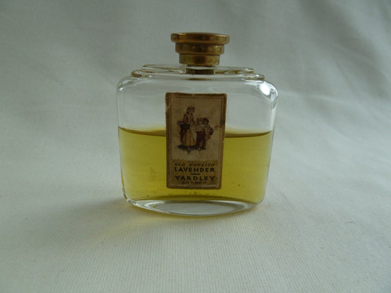 Vintage square Yardley perfume bottle. Collectable yardley