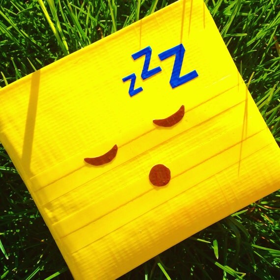 Items similar to Duct Tape Emoji Wallet Sleepy Emoji on Etsy