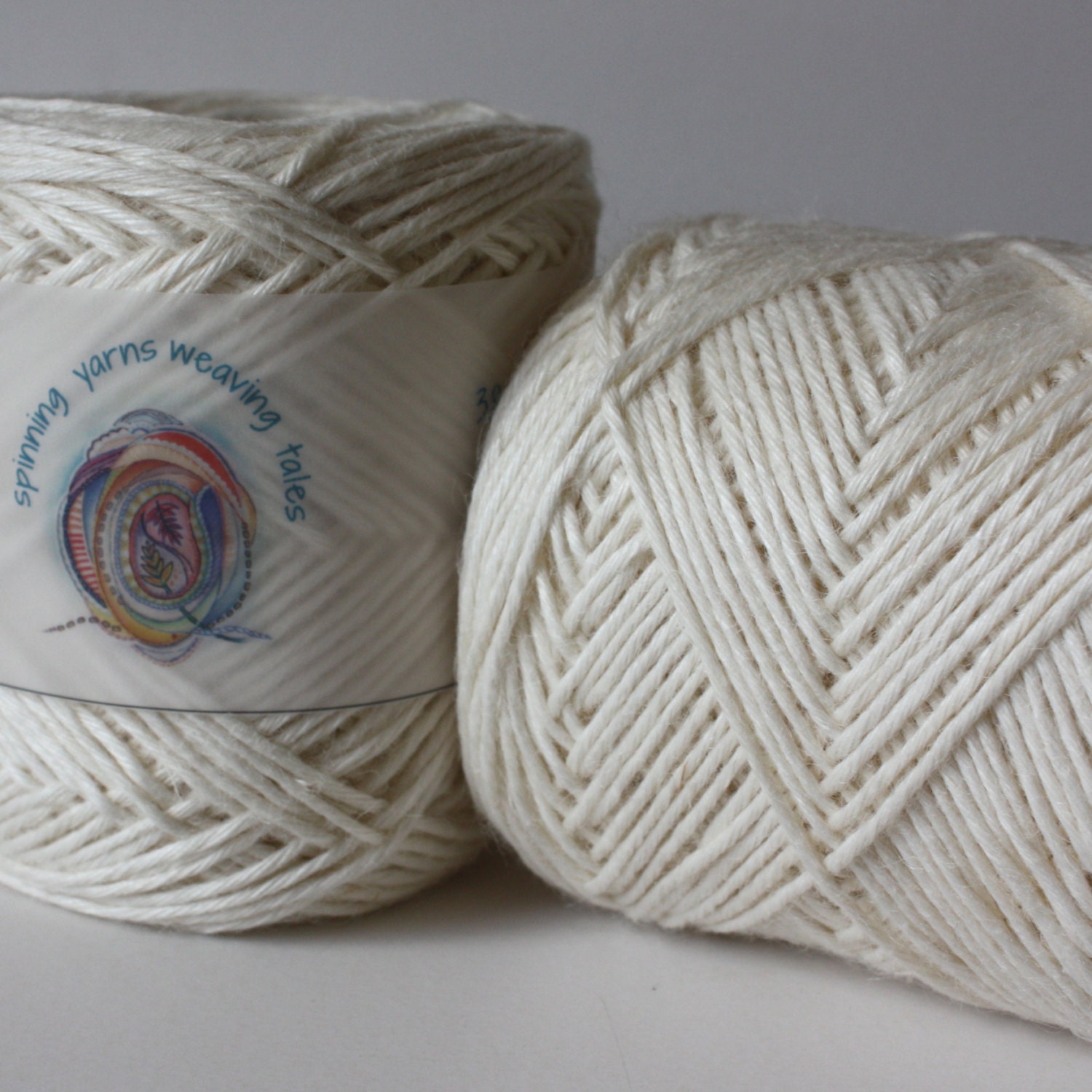 100 Ramie Yarn Col 02 Snow