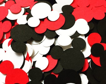 Mickey Mouse Confetti (1, 2 or 3 Color Confetti)
