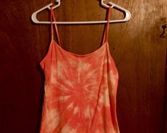 reverse tie dye pink shirt