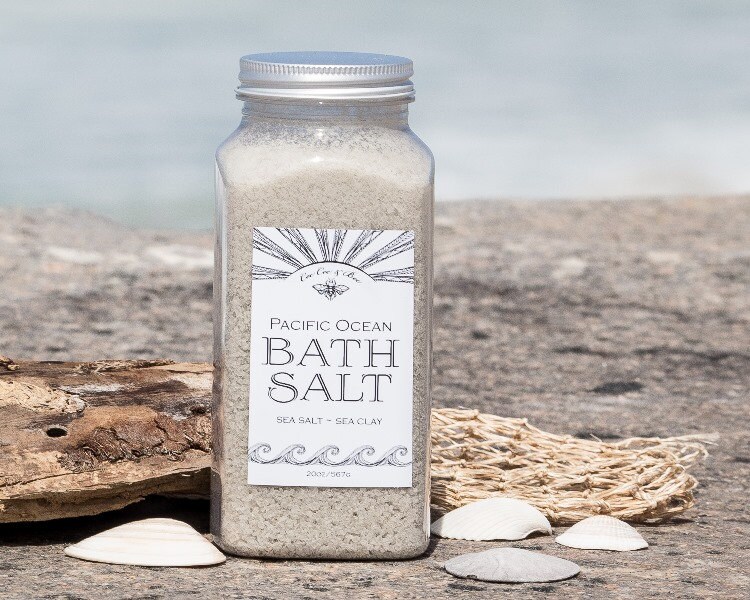 Pacific Ocean Bath Salt Soak Sea Salt Sea Clay by CeeCeeandBee