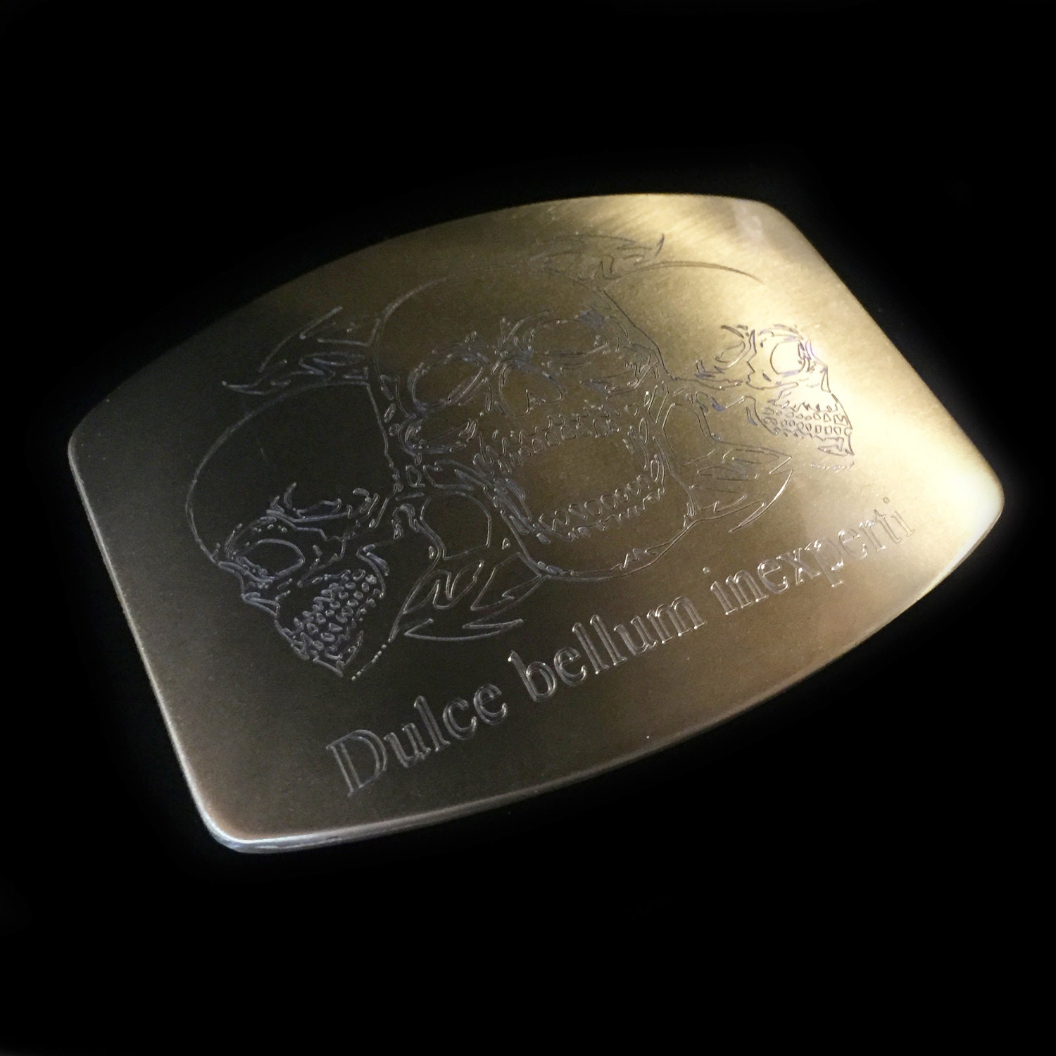 Belt Buckle Custom Engraving IUCN Water