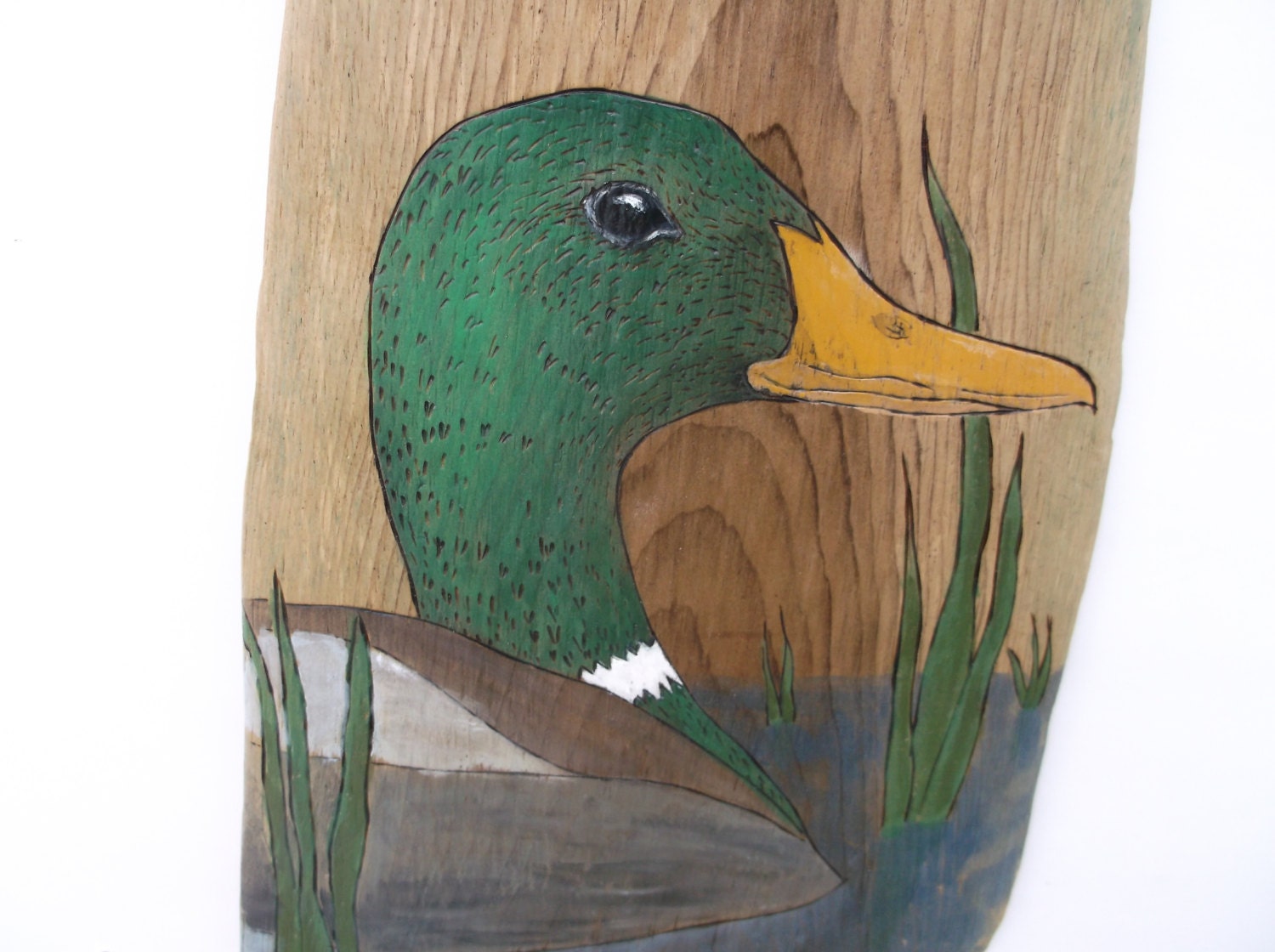 Mallard Duck Home Decor | duck on driftwood male mallard duck wildlife decor home Mallard Duck Home Decor | duck on driftwood male mallard duck wildlife decor home