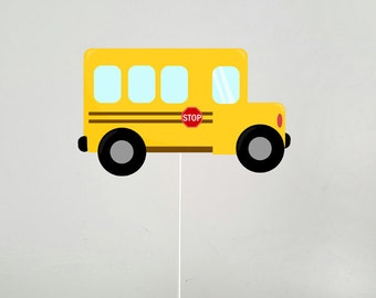 School Bus Cake Topper (11516235A)