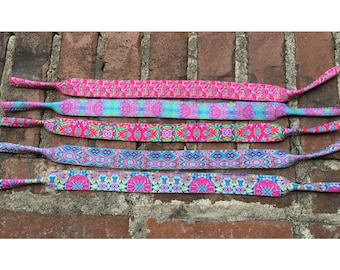 Sunglasses Strap, Lilly Pulitizer Inspired Sunglasses Strap, Monogrammed Sunglasses Strap