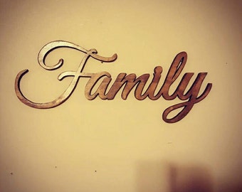 Wooden family sign ,wall decor,  family room decor ,wall hanging