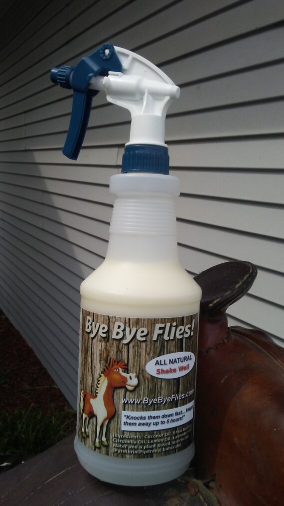 Bye Bye Flies Natural Fly Spray Horse Care Midge Magic Fly
