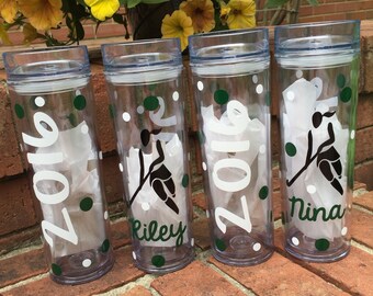 Field hockey tumbler- personalized sports cup, hockey cup