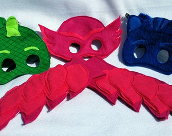 PJ Mask Team Set - Gecko, Owlette and Catboy.