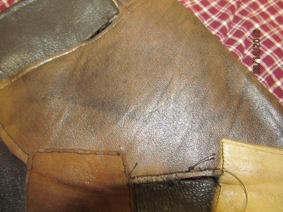 Vintage Genuine Leather Purse Made in Spain Hobo Bag
