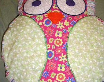 cover 9x9 pillow pillow Etsy  owl Colorful