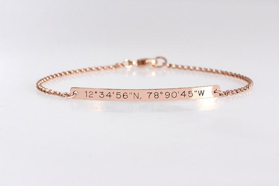 coordinate bracelet