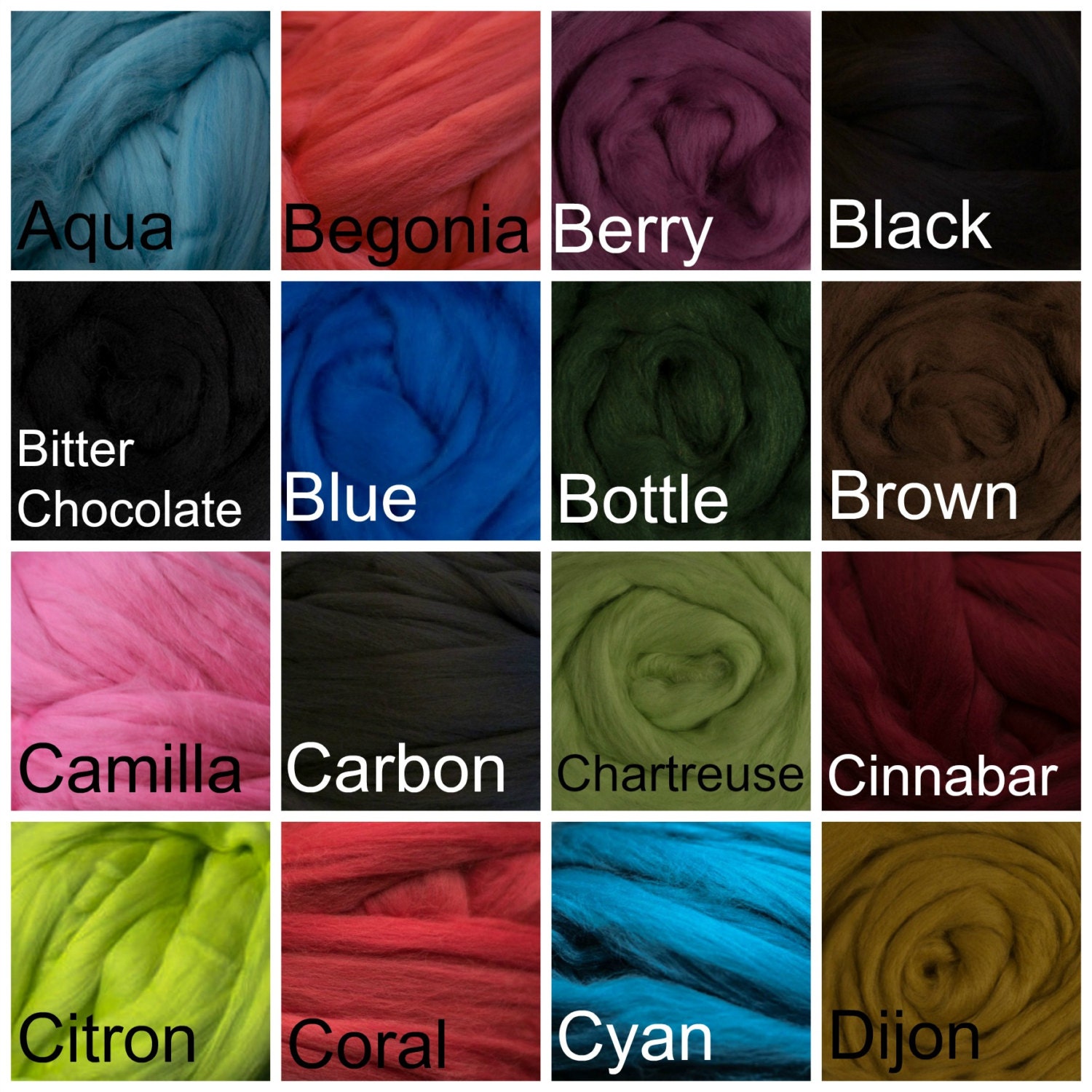 4 oz Merino Wool Top Roving Choose from 70 colors Great