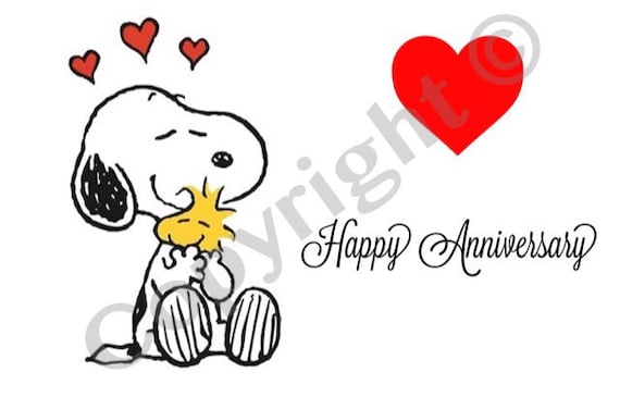 Image Result For Wedding Anniversary Snoopy